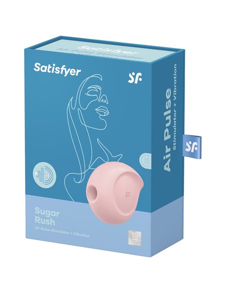 Double stimulateur clitoridien Sugar Rush rose - Satisfyer