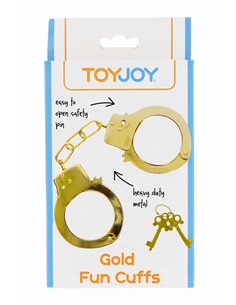 Menottes métal dorées - Toy Joy 2