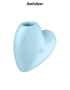 Double stimulateur Cutie Heart bleu - Satisfyer
