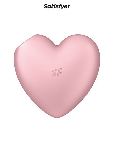 Double stimulateur Cutie Heart rose - Satisfyer