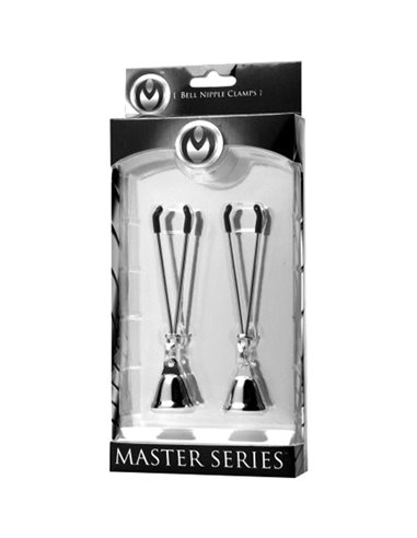 Pinces pour tétons avec clochette