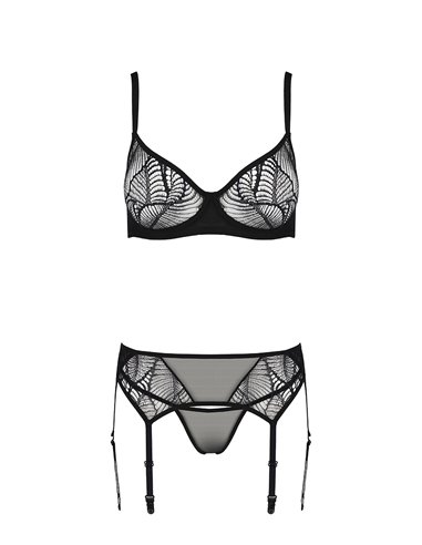 Ensemble à jarretelles Leafa - Passion ECO Collection