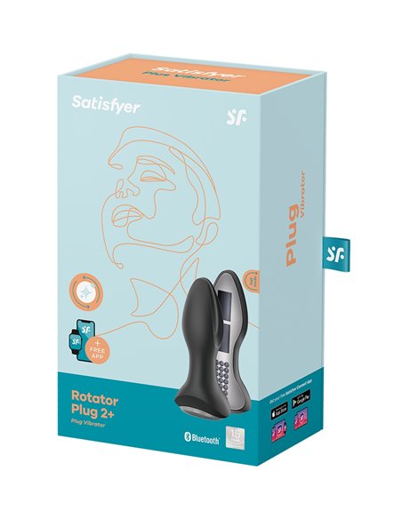 Plug vibrant Rotator Plug 2+ noir - Satisfyer