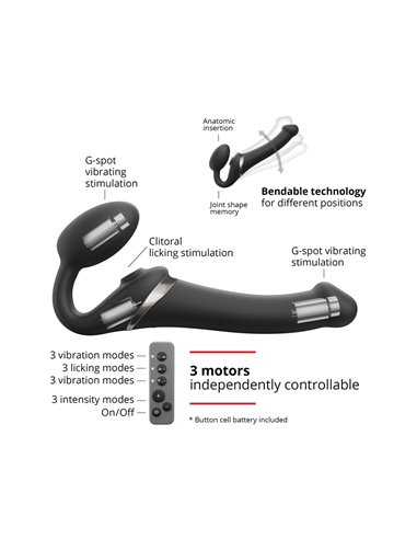 Strap-on-me Multi Orgasm noir XL