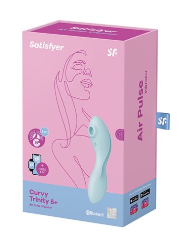 Curvy Trinity 5+ bleu - Satisfyer