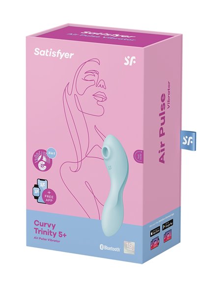 Curvy Trinity 5+ bleu - Satisfyer