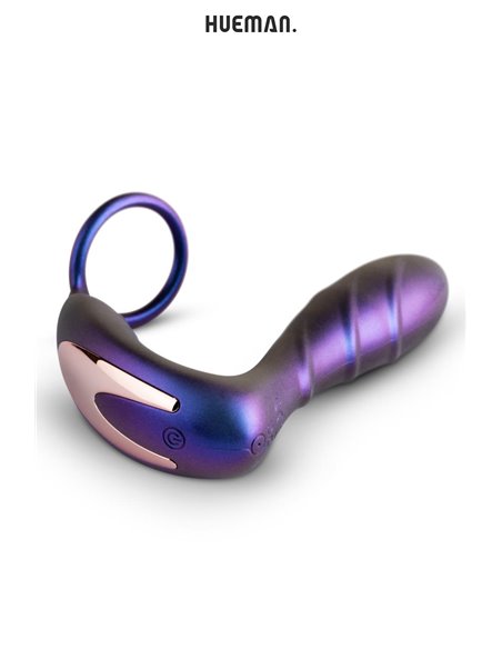 Plug vibrant et cockring Black Hole - Hueman