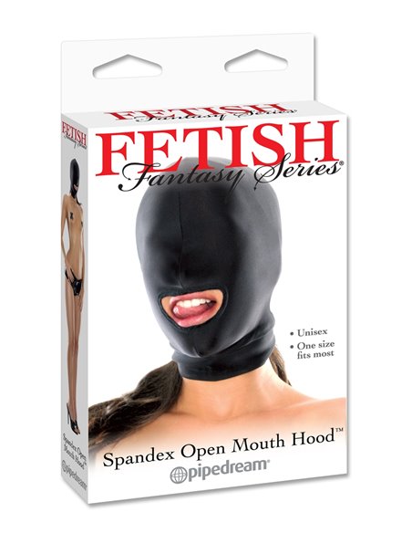 Cagoule spandex bouche ouverte