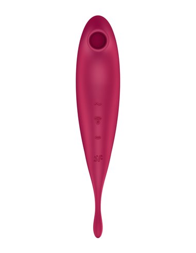 Stimulateur Satisfyer Twirling Pro Connecté rouge