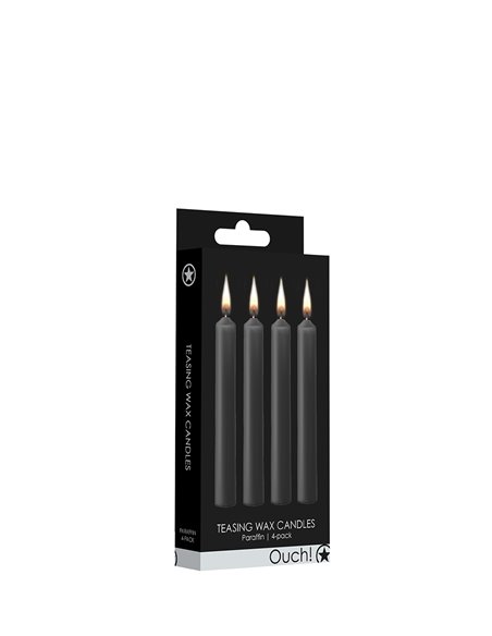 4 bougies SM noires - Ouch!