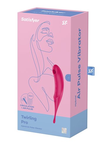 stimulateur Twirling Pro rouge - Satisfyer
