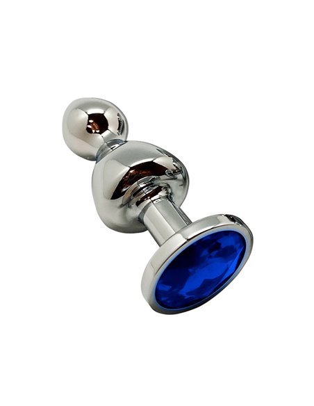 Plug bijou Lollypop bleu S - Wooomy Plug bijou Lollypop bleu S - Wooomy