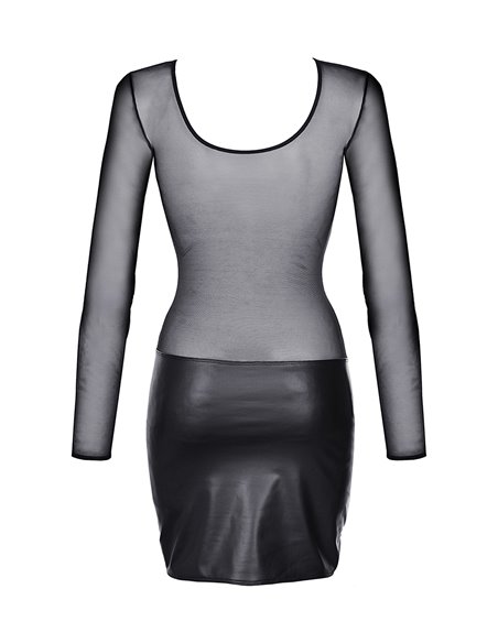 Robe noire V-9219 - Axami