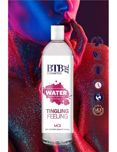 Lubrifiant stimulant base eau 250 ml - BTB