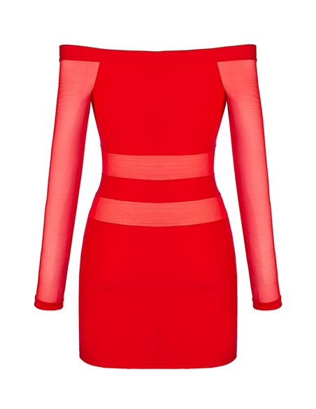 Robe rouge V-9299 - Axami