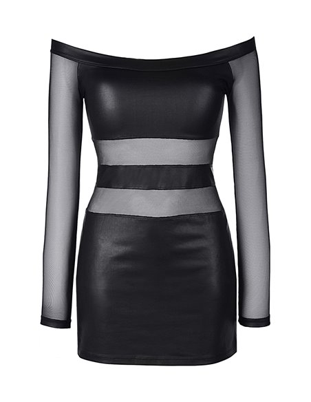 Robe noire V-9309 - Axami