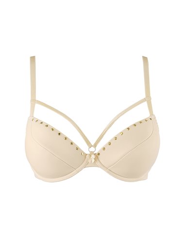 Soutien-gorge push-up beige V-10341 - Axami