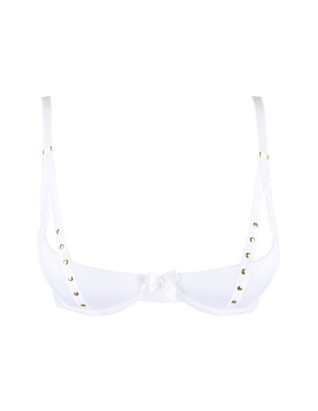 Soutien-gorge seins nus blanc V-9791 - Axami