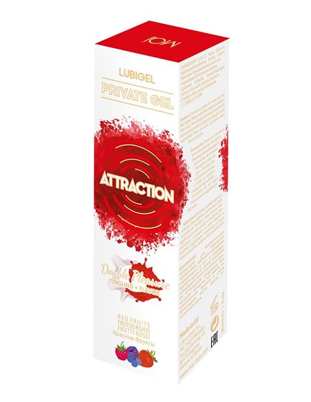 Lubrifiant stimulant fruits rouges - Attraction