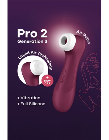 Stimulateur Pro 2 Generation 3  bordeaux