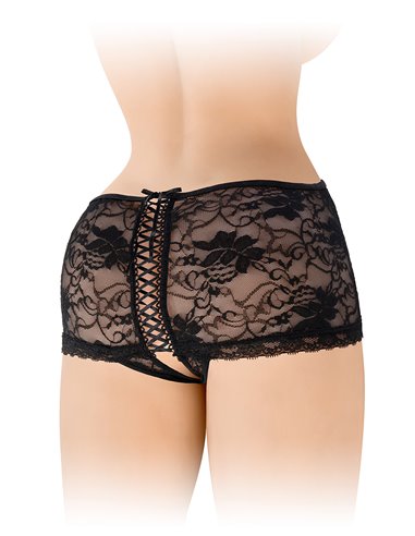 Shorty ouvert noir Cynthia - Fashion Secret