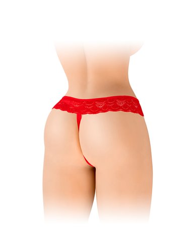 String ouvert Alicia rouge - Fashion Secret