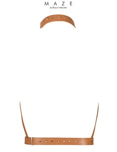 Harnais H marron - Maze 2