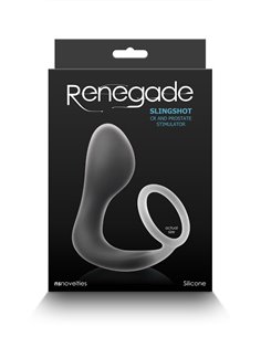 Plug prostatique avec cockring Renegade Slingshot 2
