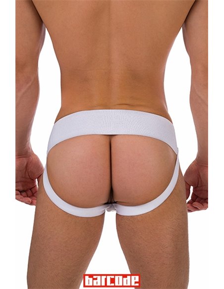 Jockstrap Sergey Basic blanc - Barcode
