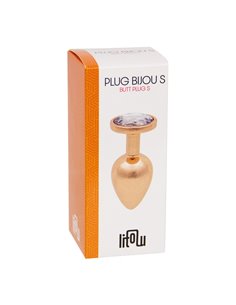 Plug bijou rose gold S - Litolu 2
