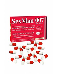 Aphrodisiaque SexMan 007 (20 gélules) 2