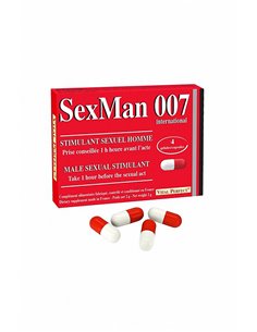 Aphrodisiaque SexMan 007 (4 gélules) 2