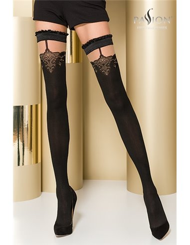 Bas autofixants ST100 Noir et rouge