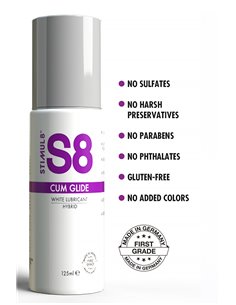 Lubrifiant hybride S8 effet sperme 125ml 2
