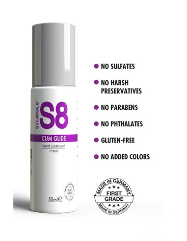 Lubrifiant hybride S8 effet sperme 50ml