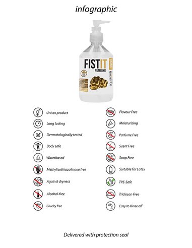 Lubrifiant insensibilisant Fist It 500ml