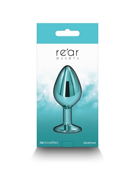 Plug bijou aluminium chromé vert M Plug bijou aluminium chromé vert M