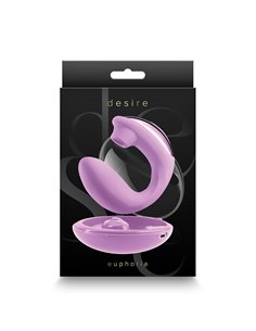 Double stimulateur Desire Euphoria - rose 2