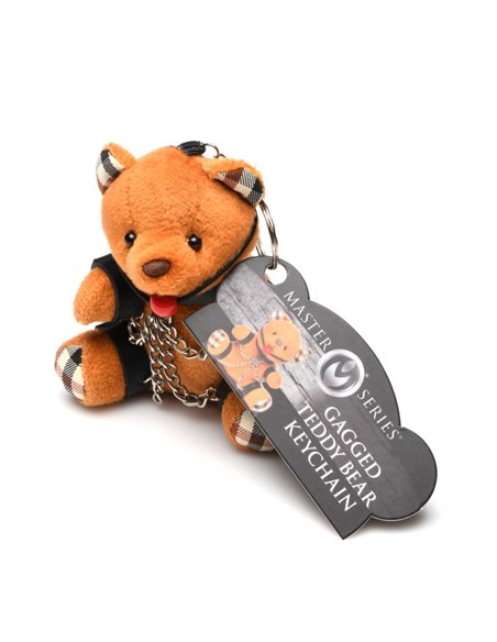 Porte-clés Teddy Bear bâillonné