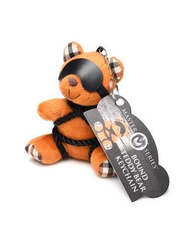 Porte-clés Teddy Bear en tenue Bondage