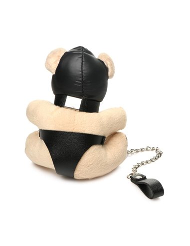 Porte-clés Teddy Bear BDSM avec cagoule