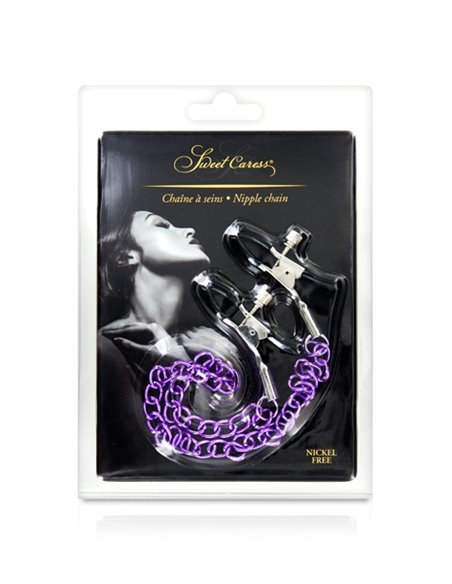 Chaine et pinces à seins Sweet Caress