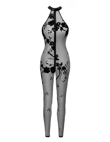 Combinaison zippée Ego F315 tulle floqué