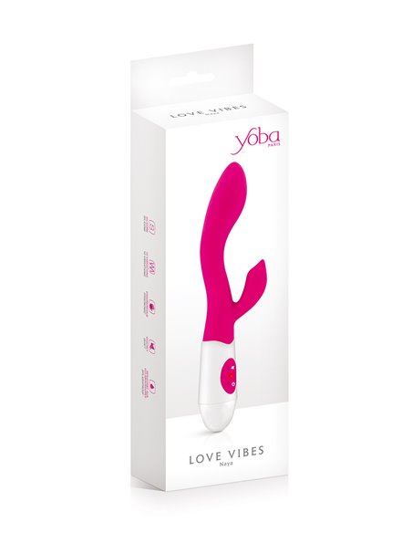 Vibromasseur Rabbit Naya rose - Yoba Vibromasseur Rabbit Naya rose - Yoba