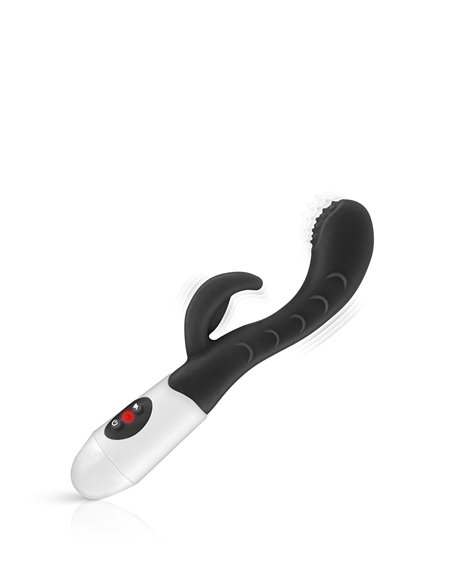 Vibromasseur Rabbit Leola noir - Yoba Vibromasseur Rabbit Leola noir - Yoba