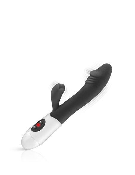 Vibromasseur Rabbit Elya noir - Yoba Vibromasseur Rabbit Elya noir - Yoba