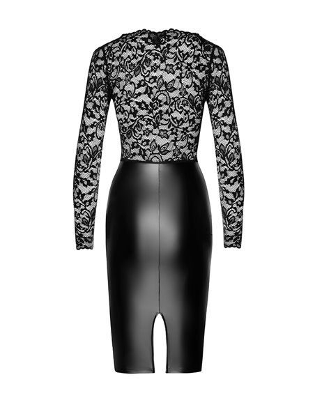 Robe Euphoria F295 wetlook et dentelle