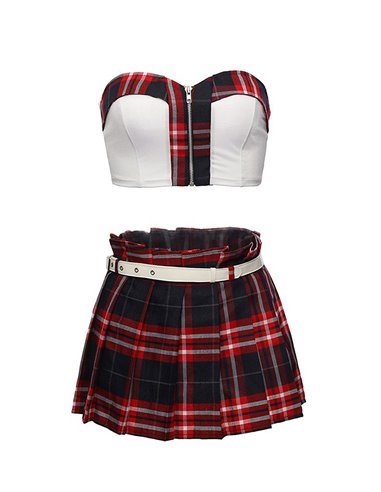 Tenue étudiante sexy (6 pièces)