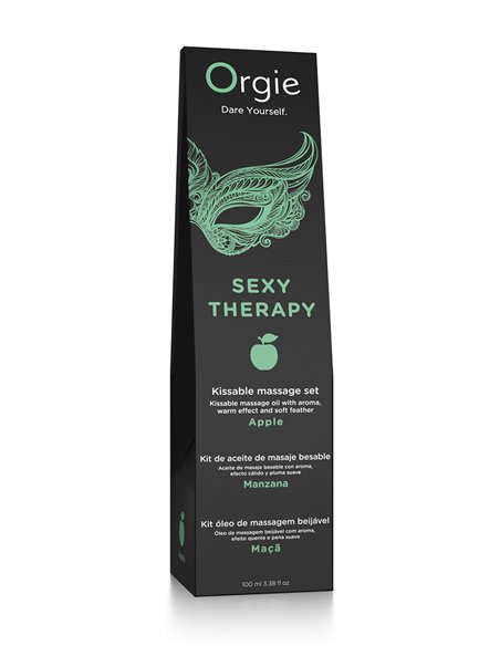 Huile de massage embrassable Sexy Therapy Pomme