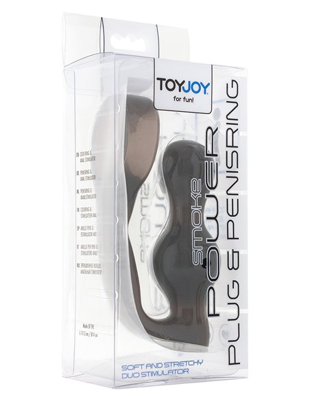 Stimulateur de prostate et cockring gris